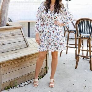 Good Hart Womens Tarpon Spring Knee Dress Size Medium Cottagecore Tea Graduation